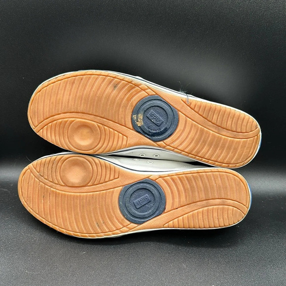 White & blue Keds Rebellion leather lace up sneakers size 8 - Picture 6 of 6